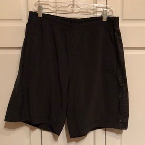 Lululemon Black spandex and nylon shorts